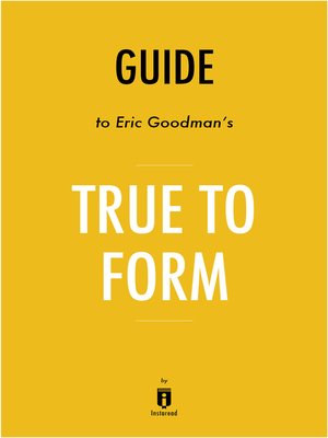 cover image of Summary of True to Form